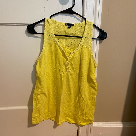 Gap Yellow tank top - Picture 1 of 7